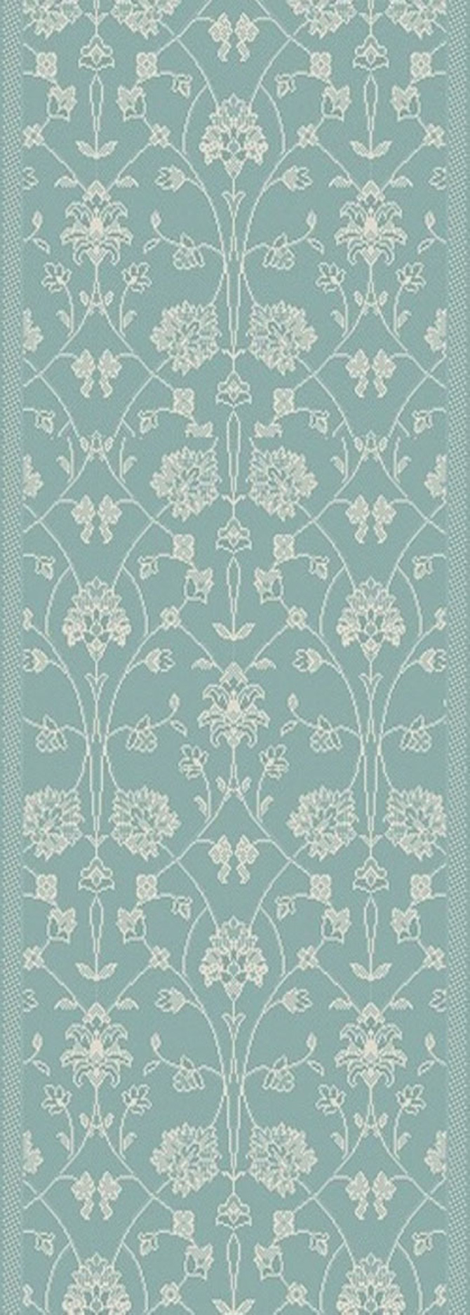 Hall & Stair Runner Rugs Piazza 2744-5409 Lt. Blue - Blue & Lt. Grey - Grey Machine Made Rug