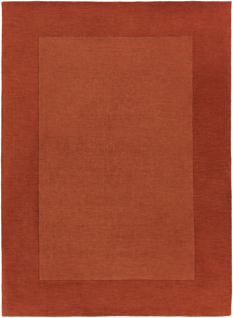 Casual & Solid Rugs Mystique M-300 Rust - Orange Hand Tufted Rug