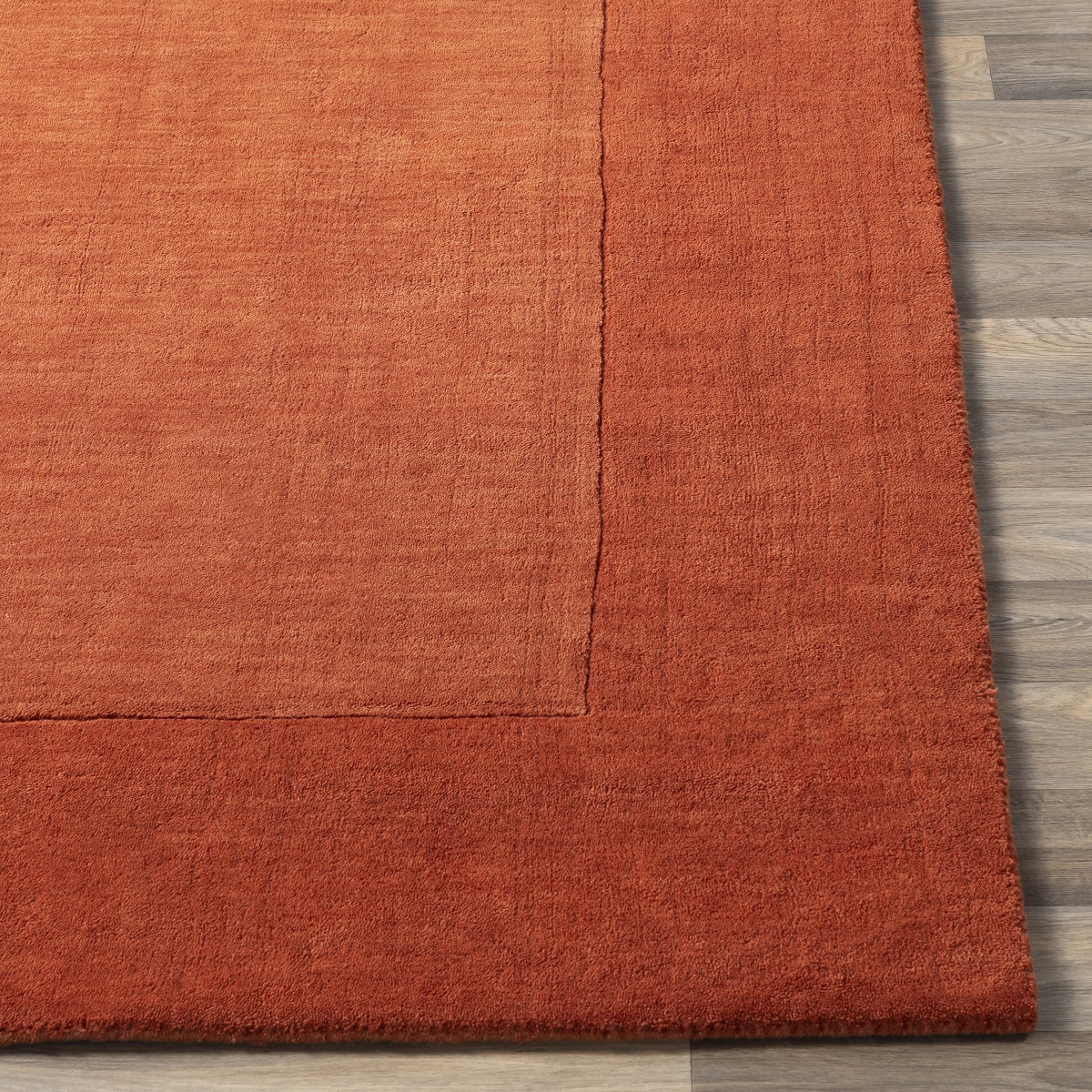Casual Rugs & Solid Rugs Mystique M-300 Rust - Orange Hand Tufted Rug