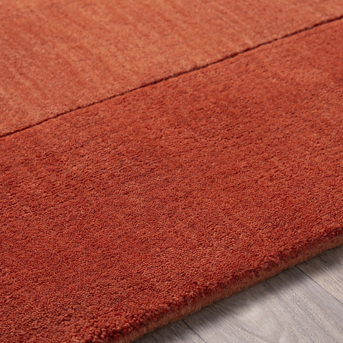 Casual Rugs & Solid Rugs Mystique M-300 Rust - Orange Hand Tufted Rug