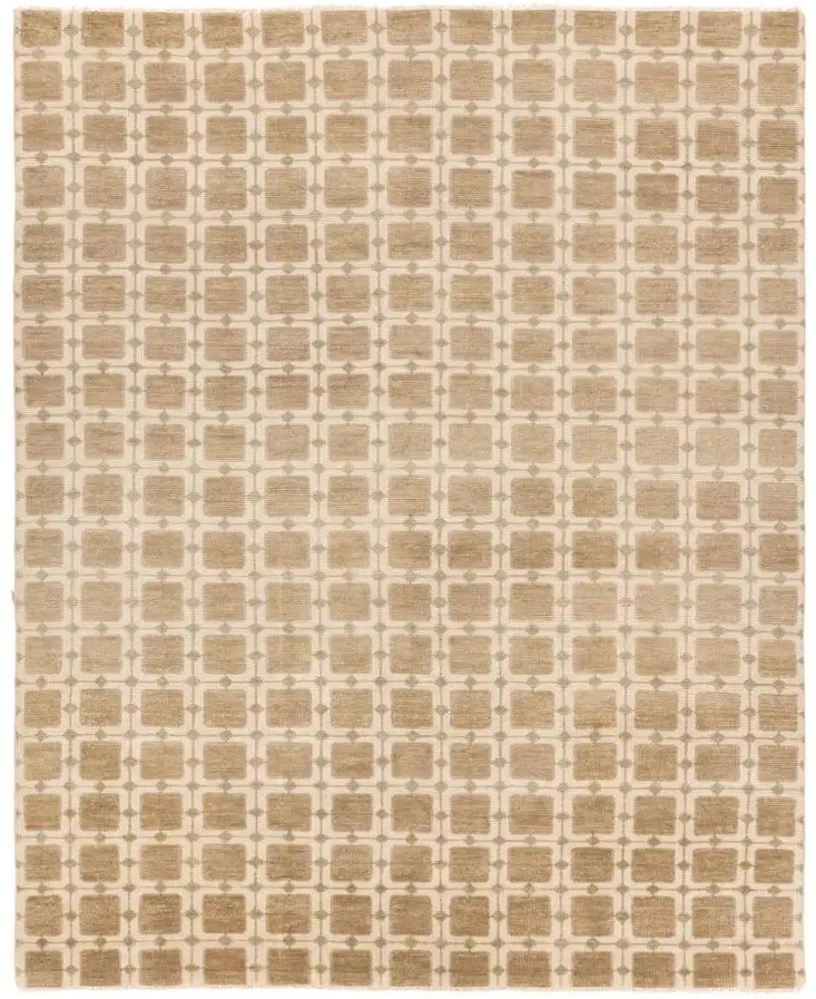 Casual & Solid Rugs CERA CRA01 Ivory - Beige Hand Knotted Rug