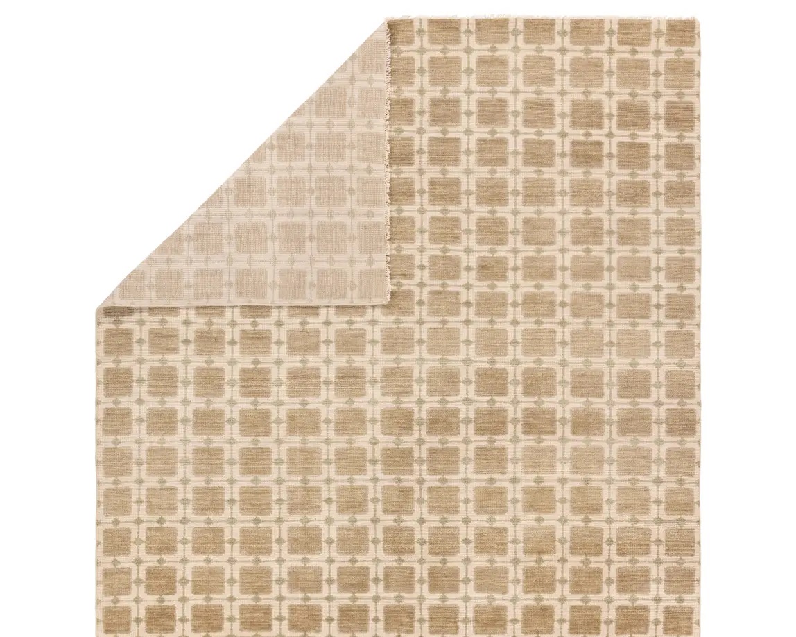 Casual Rugs & Solid Rugs CERA CRA01 Ivory - Beige Hand Knotted Rug