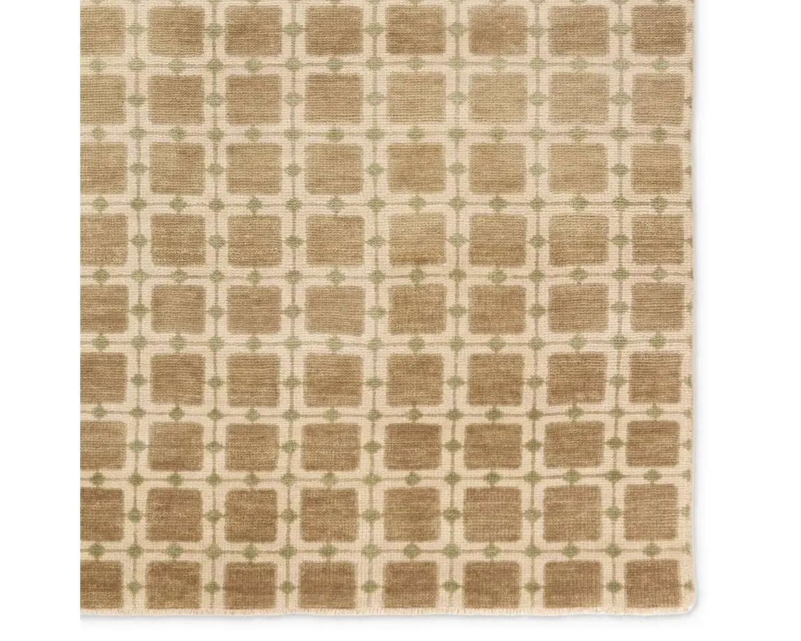 Casual Rugs & Solid Rugs CERA CRA01 Ivory - Beige Hand Knotted Rug