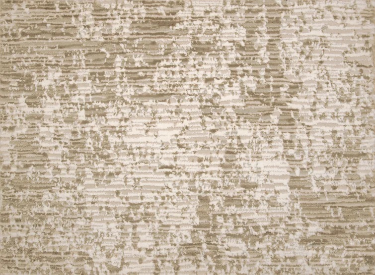 Custom Rugs, Runners & Rounds Static Flow Dune Ivory - Beige & Camel - Taupe Machine Made Rug