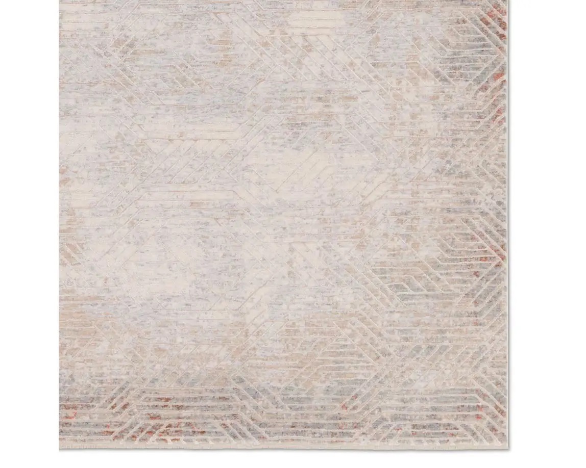 Contemporary & Transitional Rugs Aries ARI01 Lt. Grey - Grey & Lt. Blue - Blue Machine Made Rug