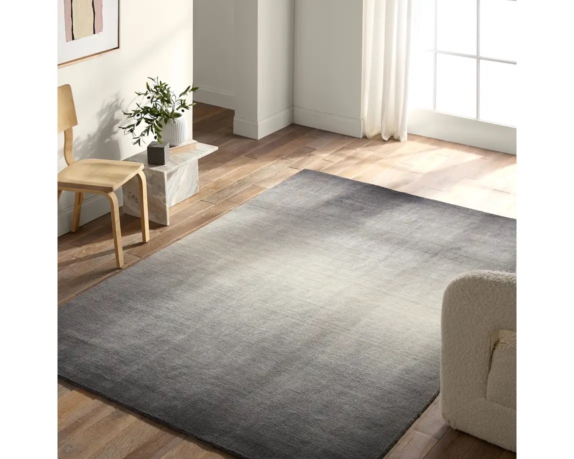 Contemporary & Transitional Rugs Arena ARN01 Black - Charcoal & Lt. Grey - Grey Hand Woven Rug