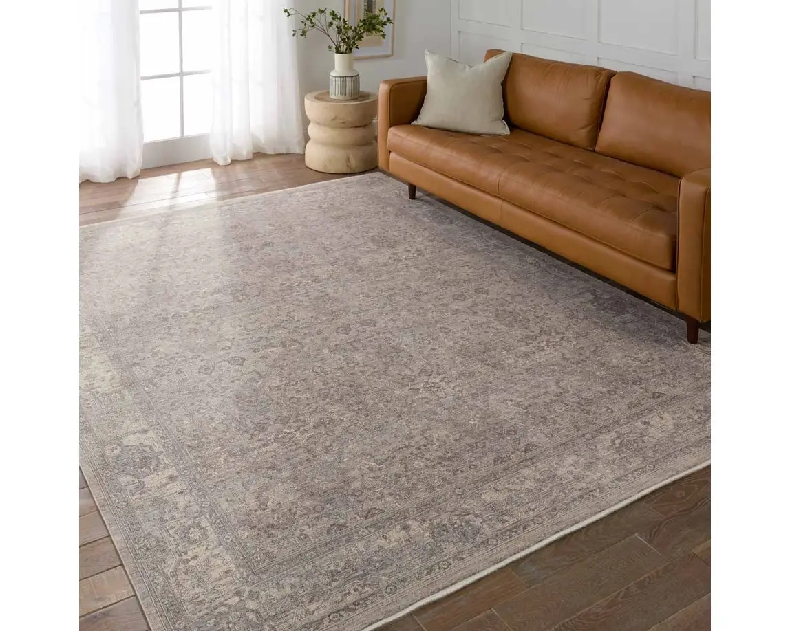 Traditional & Oriental Rugs Winsome WIN009 Lt. Grey - Grey Machine Made Rug