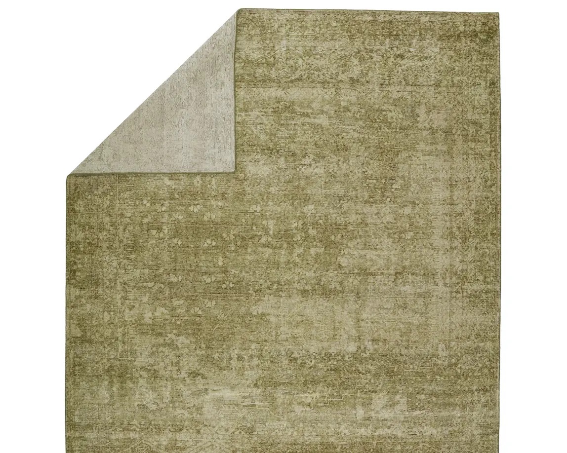 Casual & Solid Rugs Eden EDE09 Green Hand Knotted Rug
