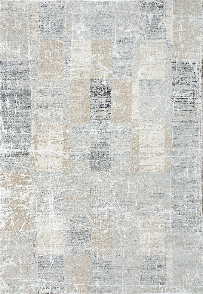 Contemporary & Transitional Rugs Annalise 7610-989 Lt. Grey - Grey Machine Made Rug