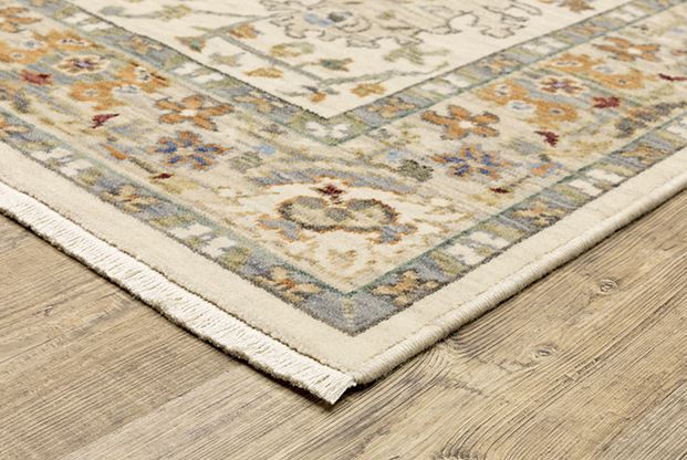 Oushak Rugs Lucca 2063Y Ivory - Beige & Camel - Taupe Machine Made Rug