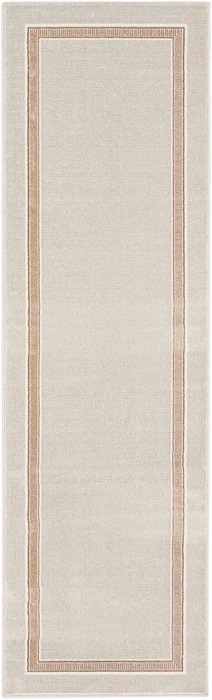 Casual & Solid Rugs Glitz GLZ08 Ivory - Beige Machine Made Rug