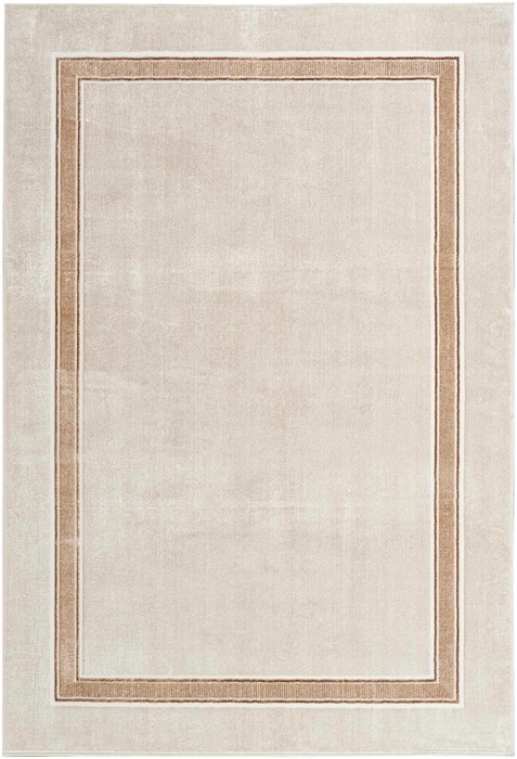 Casual Rugs & Solid Rugs Glitz GLZ08 Ivory - Beige Machine Made Rug