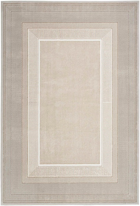 Casual Rugs & Solid Rugs Glitz GLZ07 Ivory - Beige & Camel - Taupe Machine Made Rug