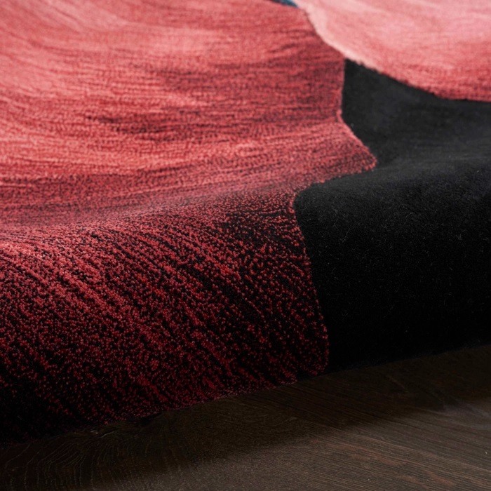 Contemporary Rugs & Transitional Rugs Prismatic PRS34 Black - Charcoal & Multi Hand Tufted Rug