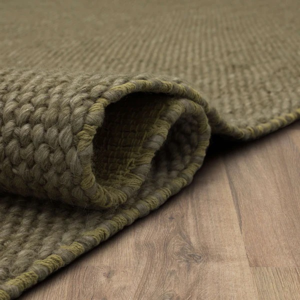 Casual Rugs & Solid Rugs Paloma Lichen Green Machine Made Rug