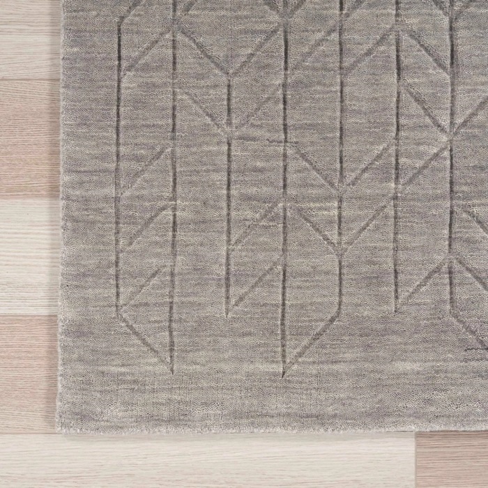 Casual Rugs & Solid Rugs Alessia ALE01GREY Lt. Grey - Grey Hand Crafted Rug
