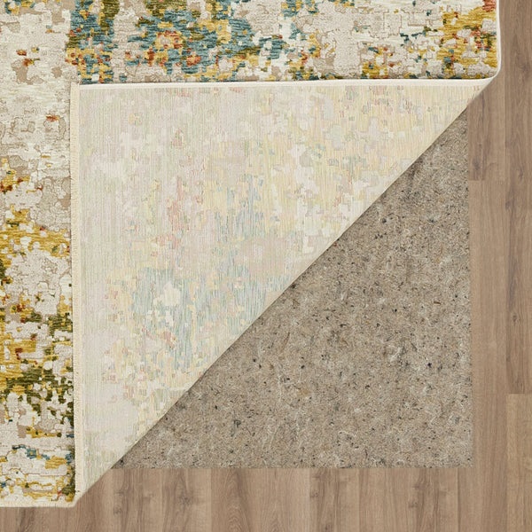 Contemporary & Transitional Rugs Memento Sentimental Beige Ivory - Beige & Multi Machine Made Rug