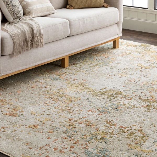 Contemporary Rugs & Transitional Rugs Memento Sentimental Beige Ivory - Beige & Multi Machine Made Rug