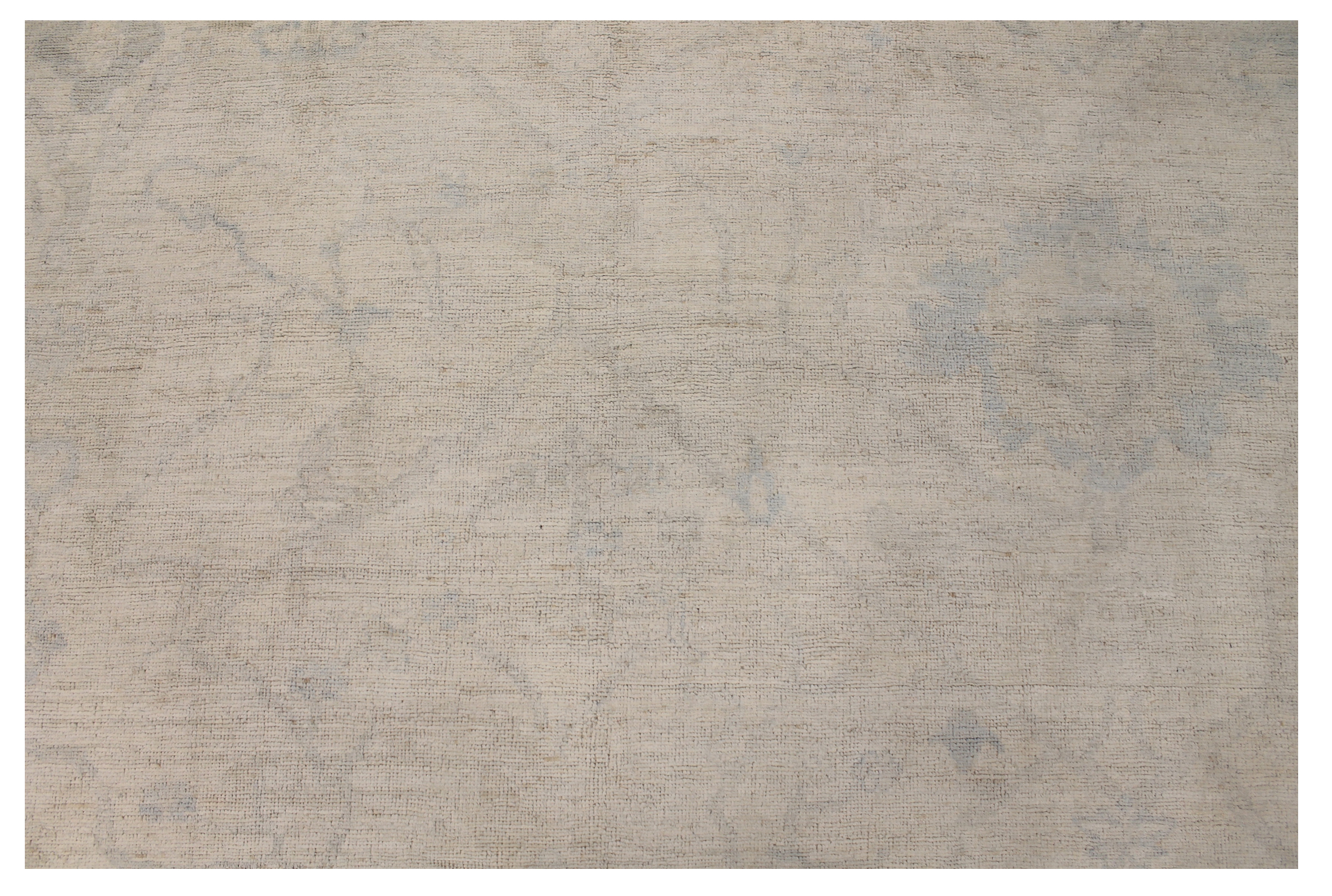 Oushak Rugs Nizam 028432 Ivory - Beige Hand Knotted Rug