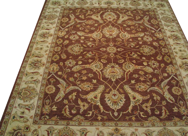 Clearance & Discount Rugs Hand Knotted 5171 Lt. Brown - Chocolate & Ivory - Beige Hand Knotted Rug