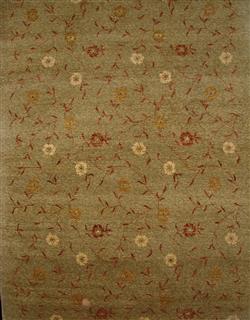 Hand Knotted Wool Rug