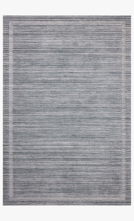 Casual & Solid Rugs Orly Collection ORL-01 Denim Lt. Blue - Blue Hand Loomed Rug