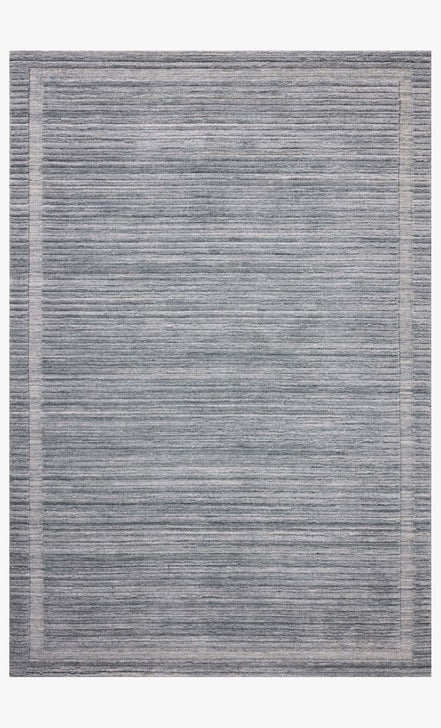 Casual Rugs & Solid Rugs Orly Collection ORL-01 Denim Lt. Blue - Blue Hand Loomed Rug