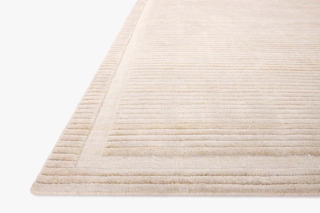 Casual & Solid Rugs Orly Collection ORL-01 Natural Ivory - Beige Hand Loomed Rug