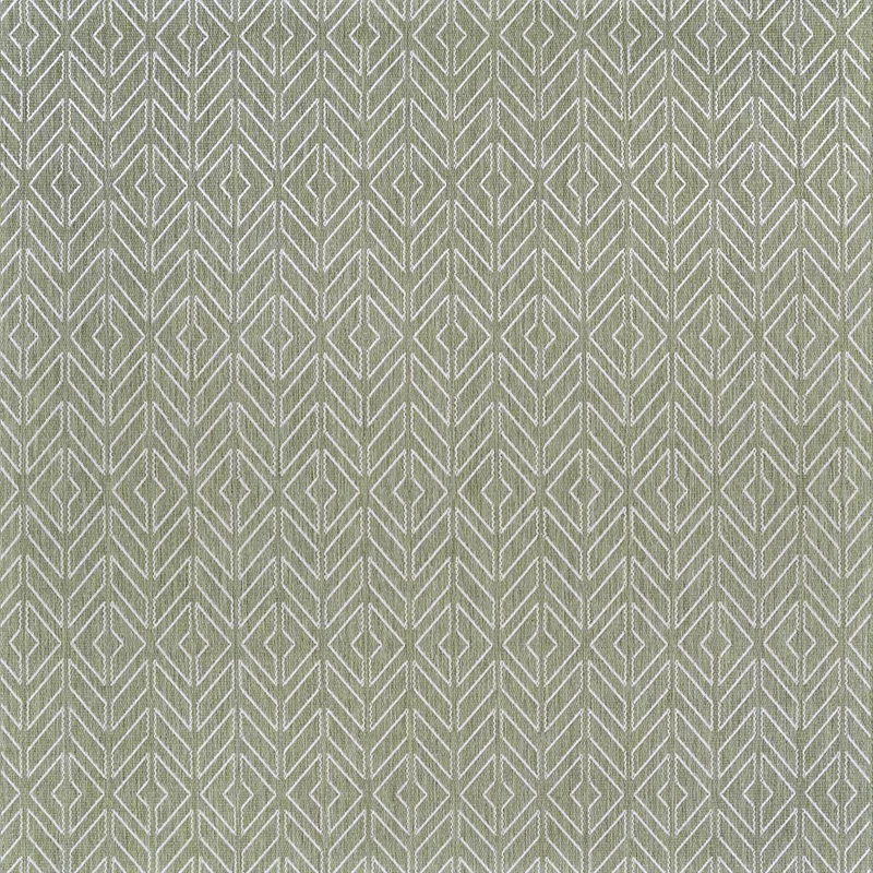 Octagon, Square & Round Rugs Recife 1318/4412 Cabana Tile  Sage Leaf-Ivory Lt.Green & Ivory - Beige Machine Made Rug