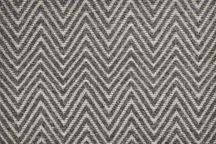 Custom Rugs, Runners & Rounds KAUAI KICHV KAUAI CHARCOAL Black - Charcoal & Ivory - Beige Hand Loomed Rug