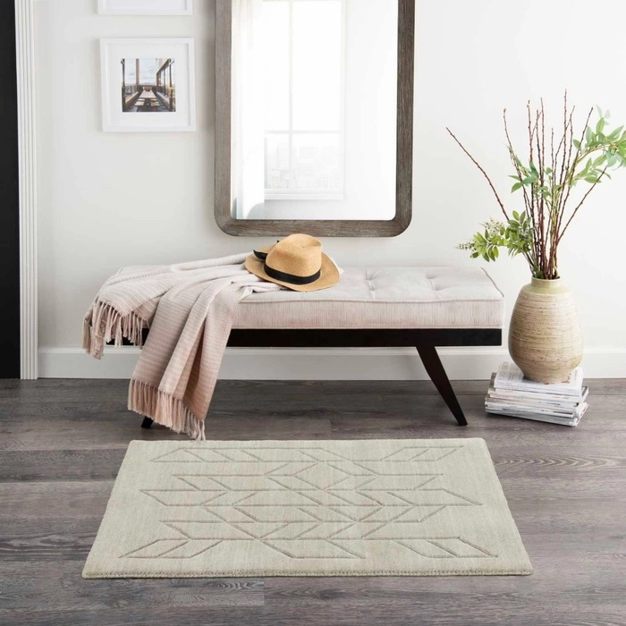 Casual Rugs & Solid Rugs Alessia ALE01 Sage Green Hand Loomed Rug