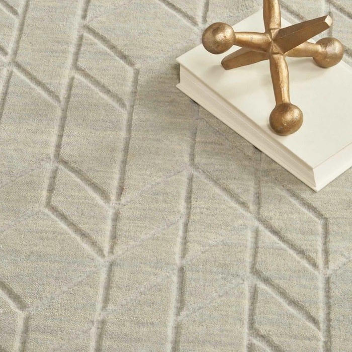 Casual Rugs & Solid Rugs Alessia ALE01 Sage Green Hand Loomed Rug