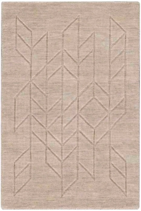 Casual Rugs & Solid Rugs Alessia ALE01   Beige Ivory - Beige Hand Loomed Rug