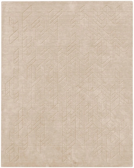 Casual Rugs & Solid Rugs Alessia ALE01   Beige Ivory - Beige Hand Loomed Rug