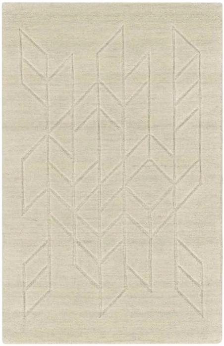 Casual Rugs & Solid Rugs Alessia ALE01   Ivory Ivory - Beige Hand Loomed Rug