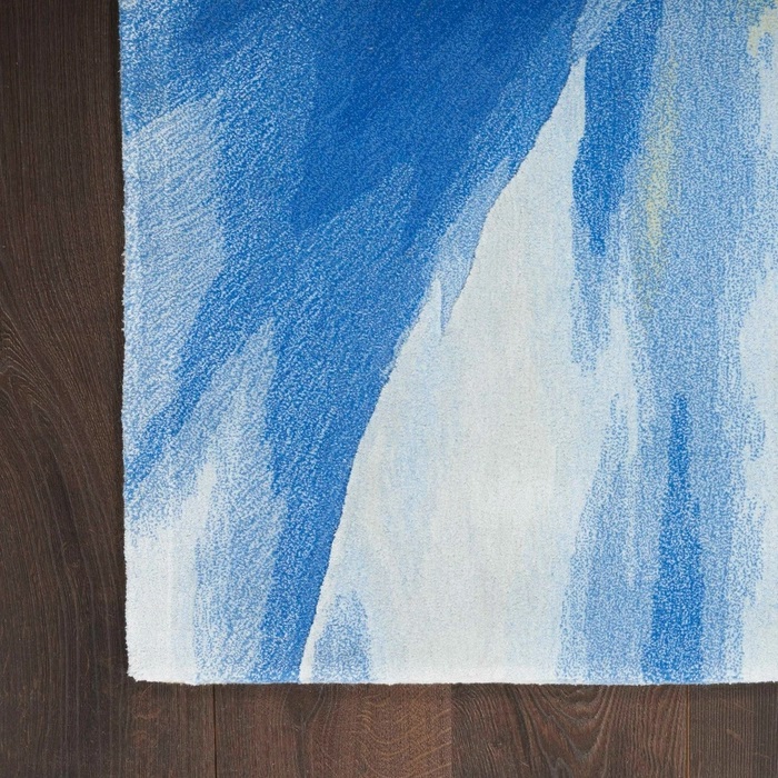 Contemporary Rugs & Transitional Rugs Prismatic PRS37 Lt. Blue - Blue & Multi Hand Tufted Rug