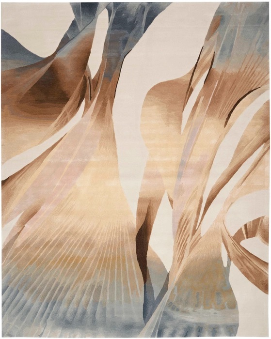 Contemporary Rugs & Transitional Rugs Prismatic PRS35 Camel - Taupe & Ivory - Beige Hand Tufted Rug