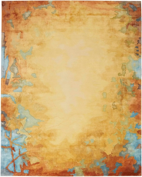 Contemporary Rugs & Transitional Rugs Prismatic PRS29 Lt. Gold - Gold & Multi Hand Tufted Rug