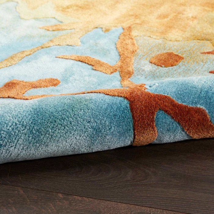 Contemporary Rugs & Transitional Rugs Prismatic PRS29 Lt. Gold - Gold & Multi Hand Tufted Rug