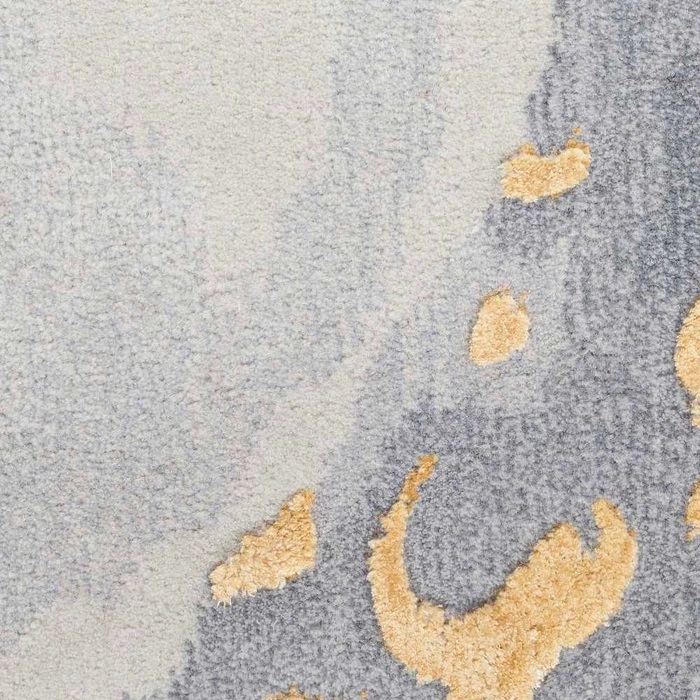 Contemporary Rugs & Transitional Rugs Prismatic PRS28 Lt. Grey - Grey & Lt. Gold - Gold Hand Tufted Rug