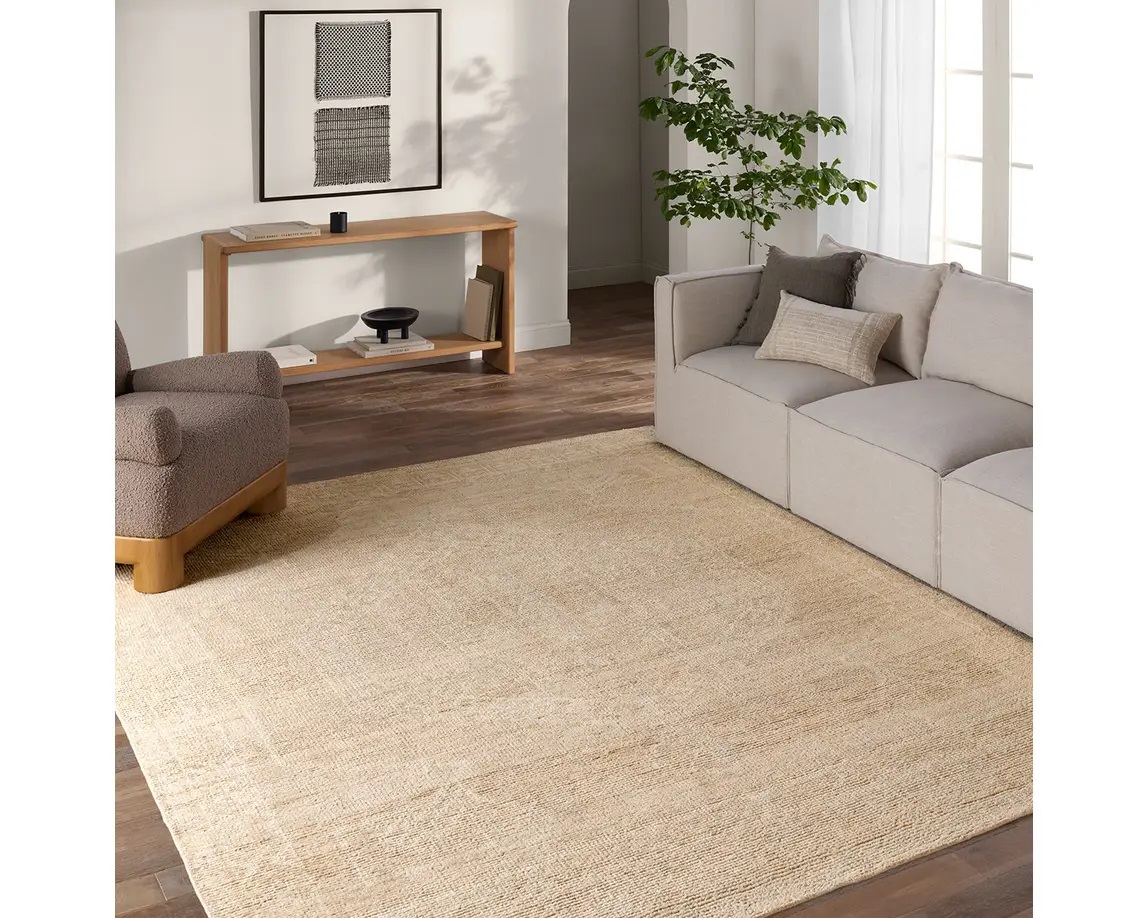 Casual Rugs & Solid Rugs Sevak SEV09 Ivory - Beige Hand Knotted Rug