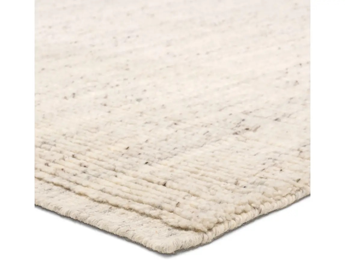 Casual Rugs & Solid Rugs Mohan MOH01 Ivory - Beige & Black - Charcoal Hand Woven Rug