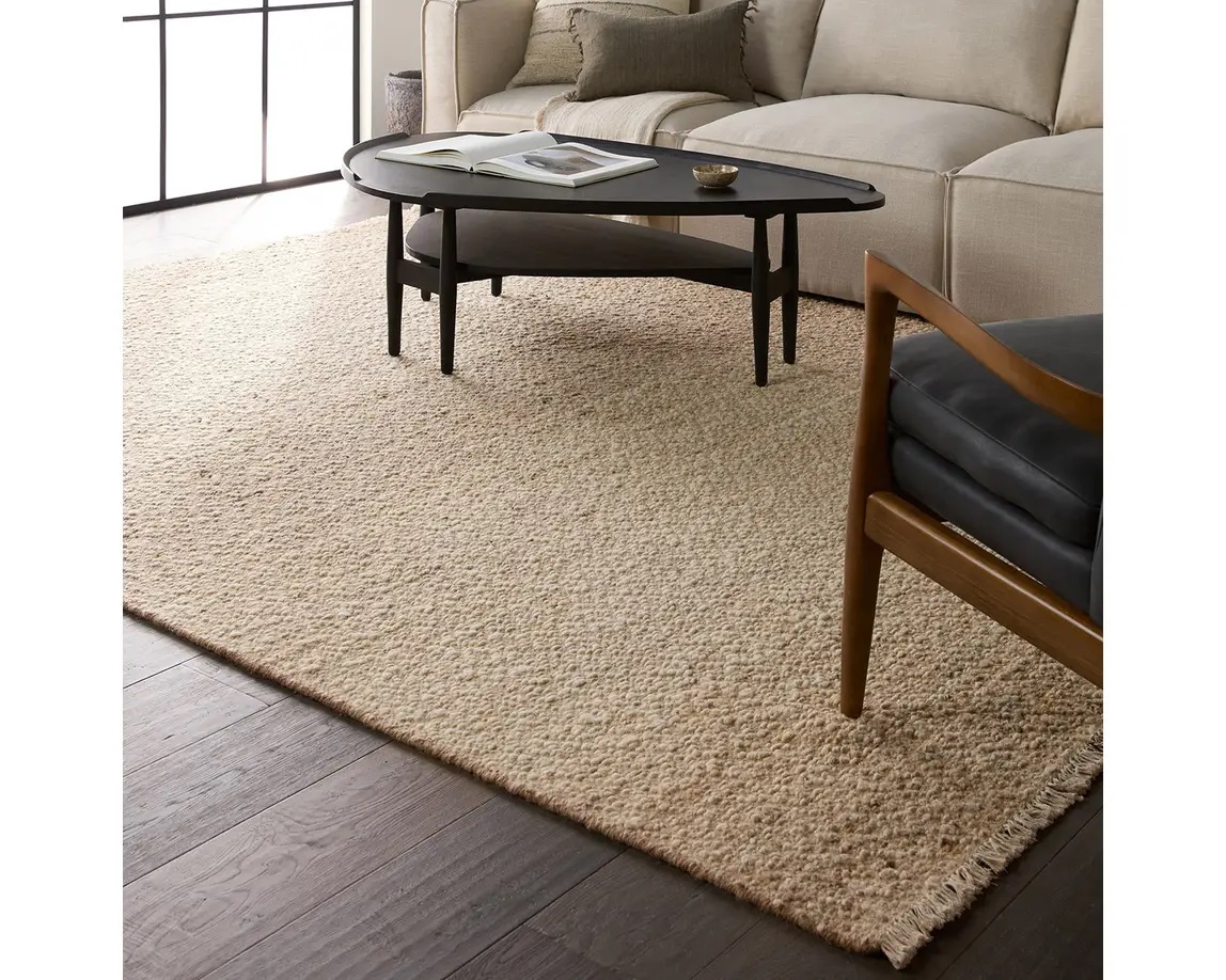 Casual Rugs & Solid Rugs Leona LEO08 Ivory - Beige Hand Woven Rug