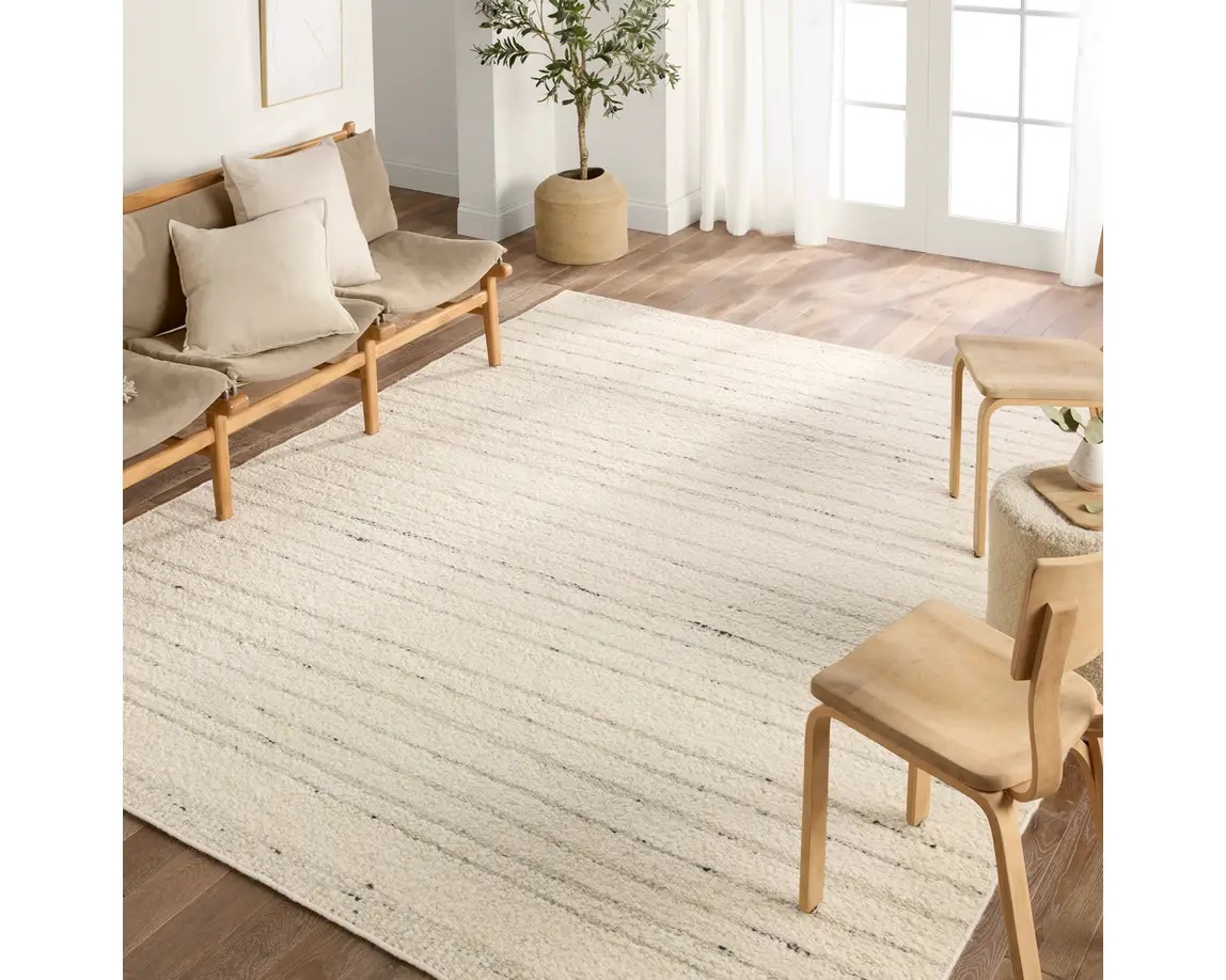 Casual Rugs & Solid Rugs Leona LEO09 Ivory - Beige Hand Woven Rug