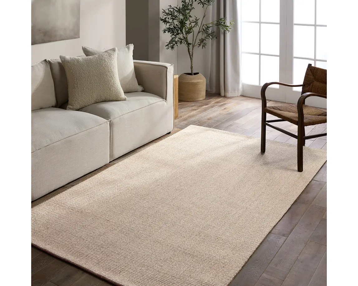 Casual Rugs & Solid Rugs Naturals NAS12 Ivory - Beige Hand Tufted Rug