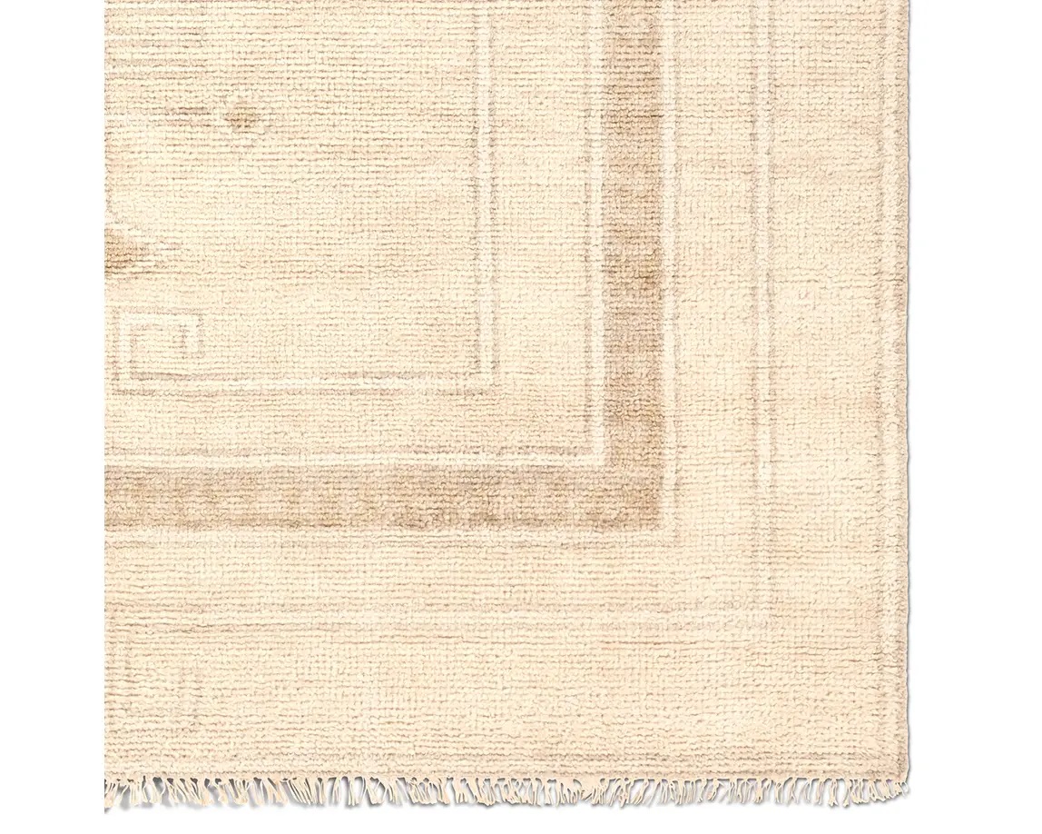 Casual Rugs & Solid Rugs Sevak SEV02 Camel - Taupe & Lt. Brown - Chocolate Hand Knotted Rug