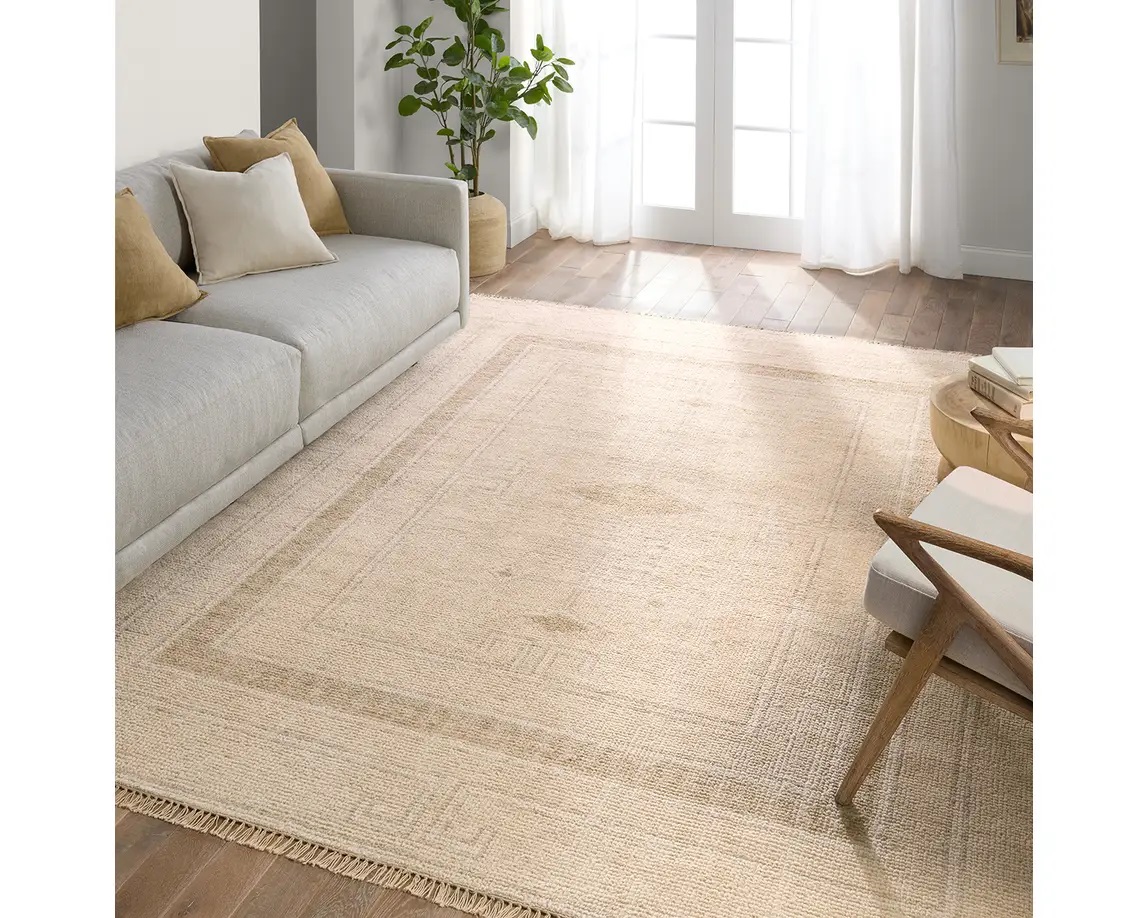 Casual Rugs & Solid Rugs Sevak SEV02 Camel - Taupe & Lt. Brown - Chocolate Hand Knotted Rug