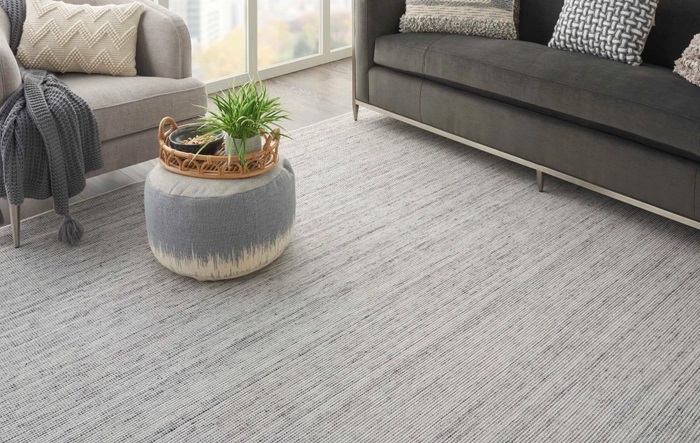Custom Rugs, Runners & Rounds Craftweave Black Pepper Ivory - Beige & Black - Charcoal Machine Made Rug
