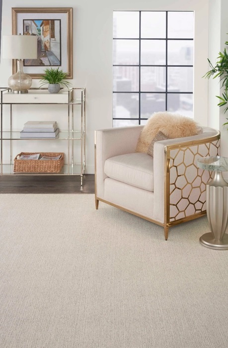 Custom Rugs, Runners & Rounds Splendor Stria Heatherwood Ivory - Beige & Camel - Taupe Machine Made Rug