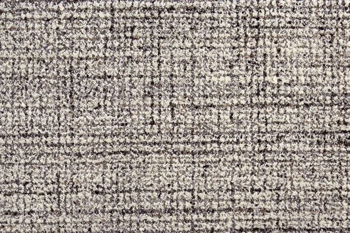 Custom Rugs, Runners & Rounds Montana Del Rey Black - Charcoal & Ivory - Beige Machine Made Rug